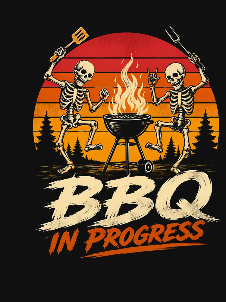 Skeleton BBQ Lovers Fun Design by BestRaz