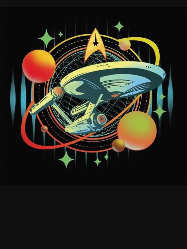 Star Trek Vintage: Retro Sci-Fi Illustration Enterprise & Characters Art by benja-08