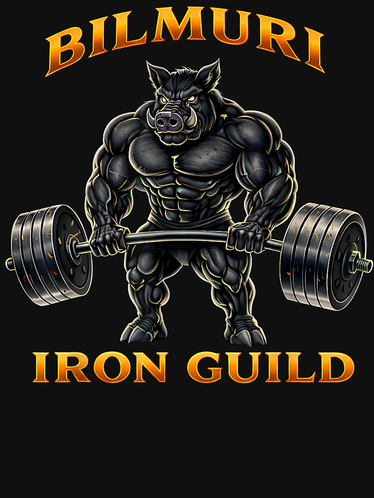 Pig BilmurI Iron Guild Gym Fitness Motivation by phoebelevine