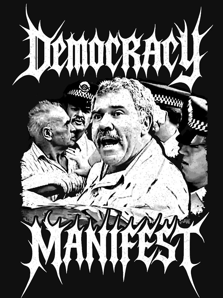 Democracy Manifest Metal by DugMcFug