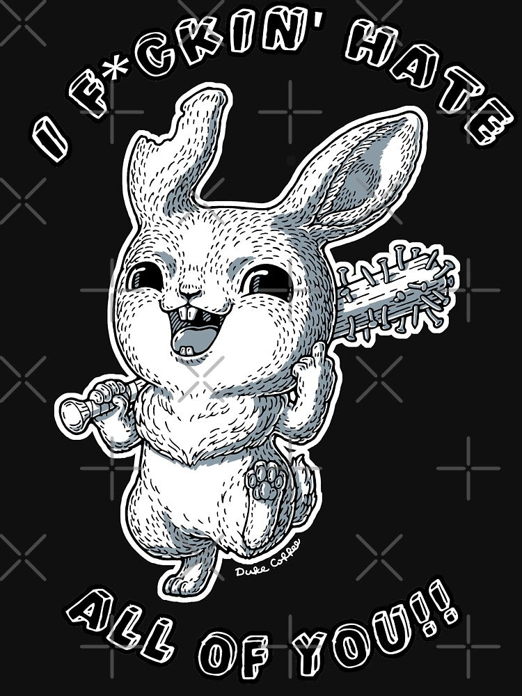 Mad Bunny by dukecoffeeart