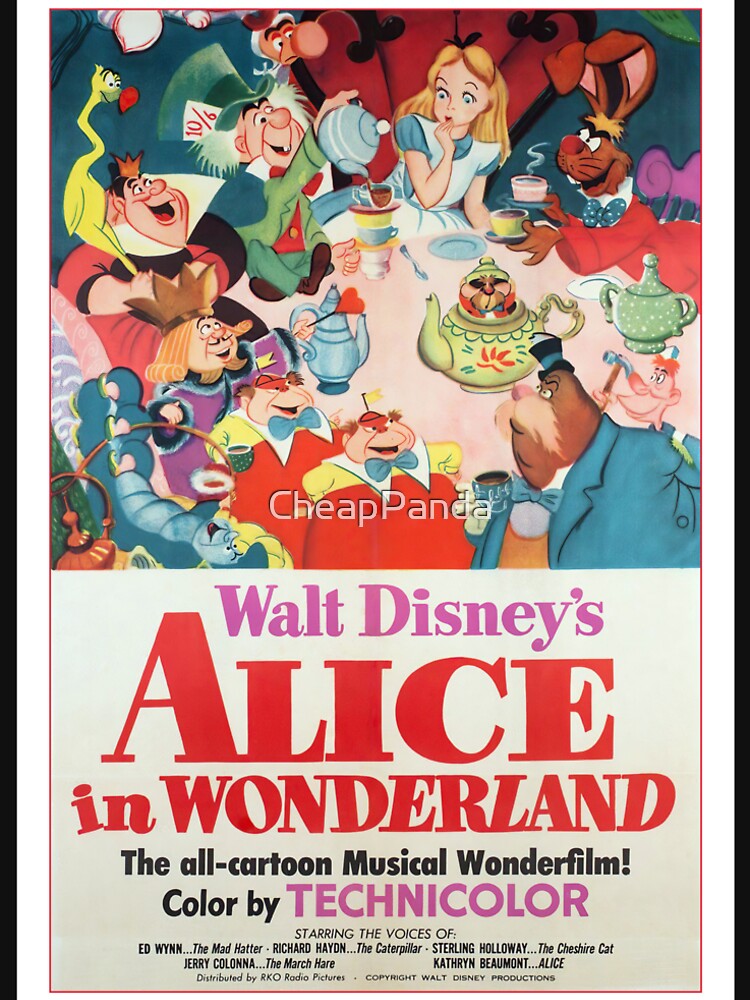 Vintage Alice in Wonderland Poster by CheapPanda