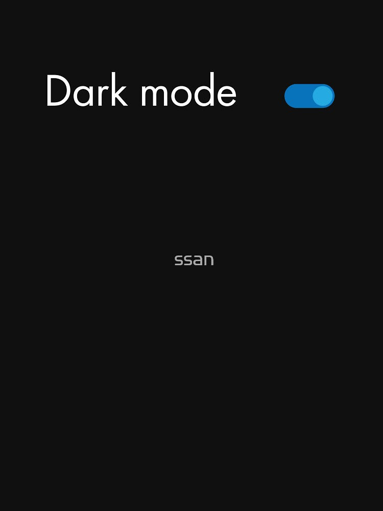 Dark mode by ssan
