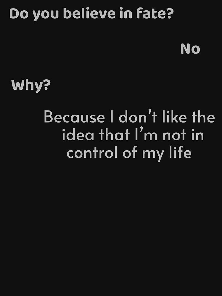 Do You Believe in Fate? Dark Humor by apex.vibe