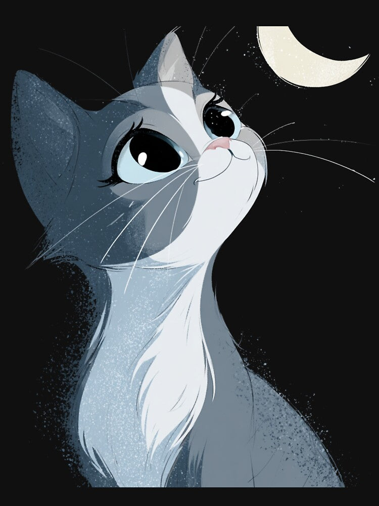 Moonlit British Shorthair Cat – Cozy Night Cat Lover Shirt by Kovrika