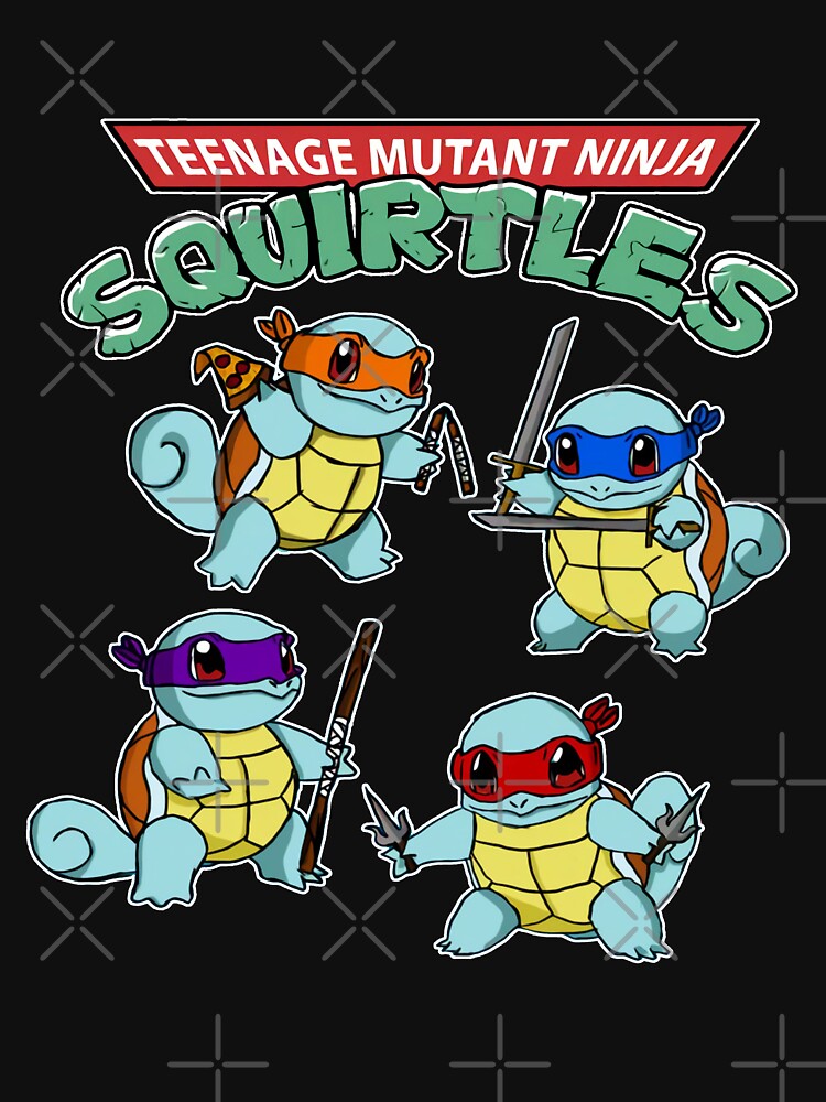 Four turtle heroes animal character poster by DiegoSouza50