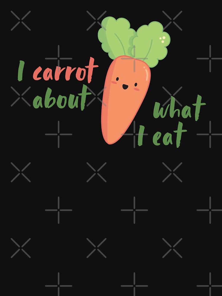 Carrot for healthy lifestyle kawaii design by high5doodle