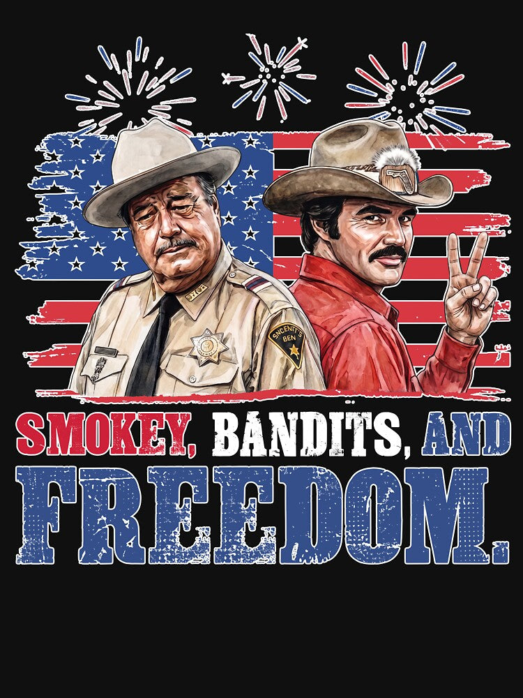 Vintage Smokey Bandit And Freedom 4th Of July by Serdinas
