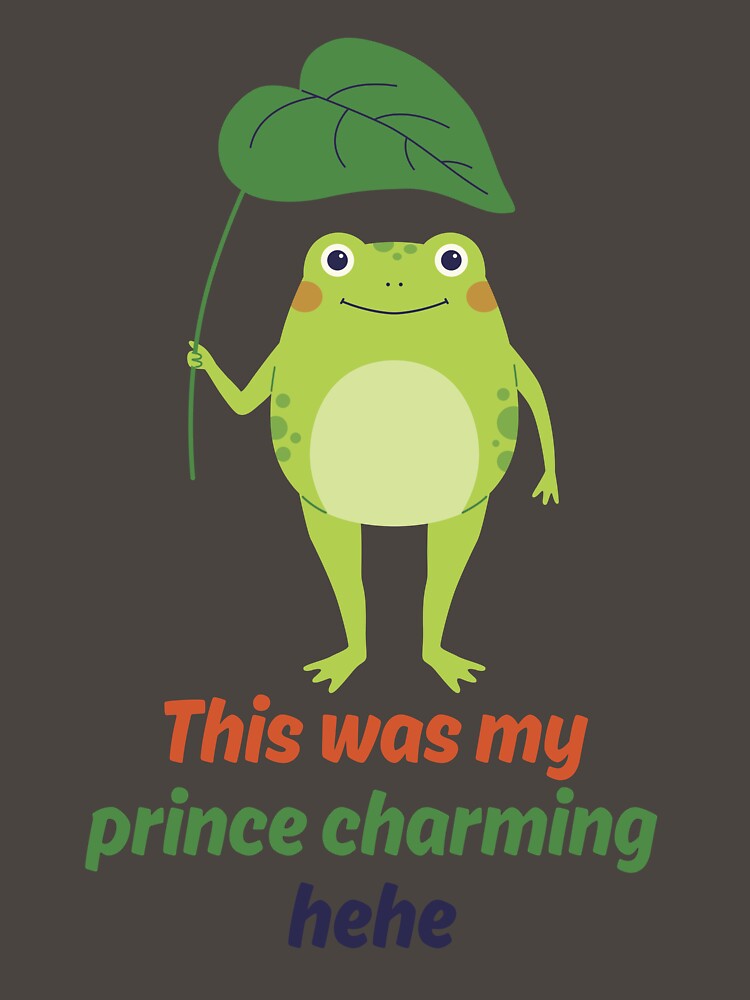 Funny Prince Charming Frog Quote by CCKimShop