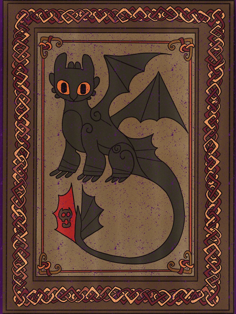 HTTYD Inspired Tapestry by EnimatDesigns