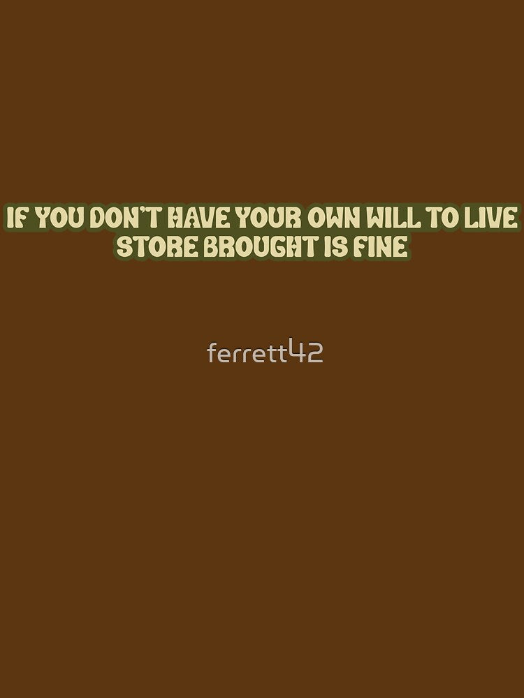 Store Brought is Fine by ferrett42