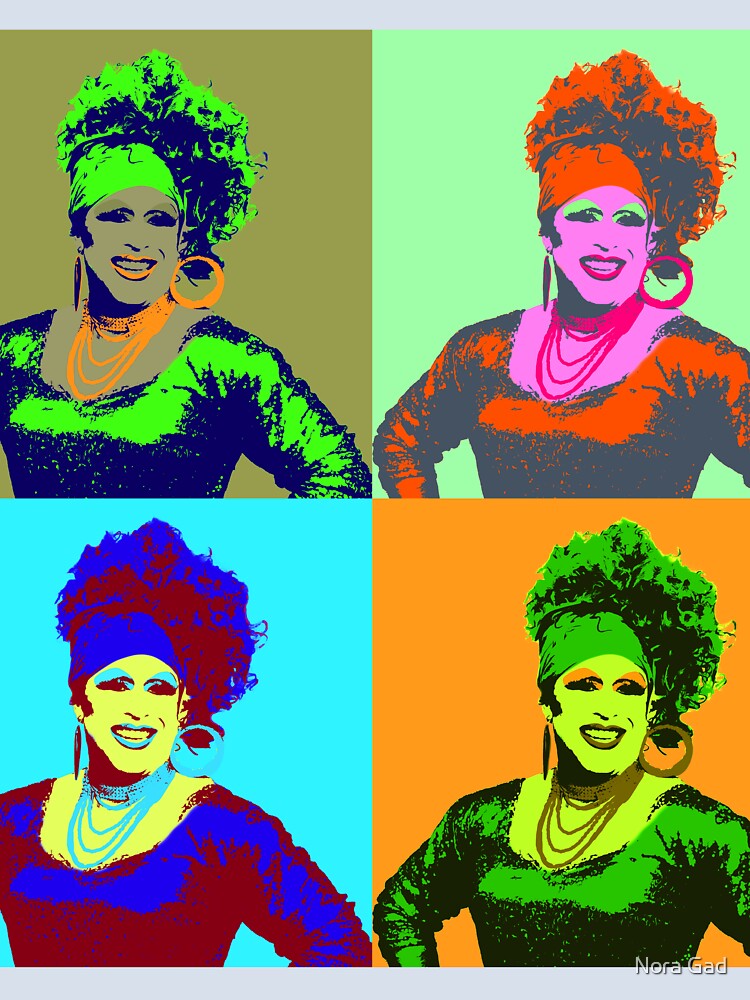 Custom Pop art portrait by Nora Gad