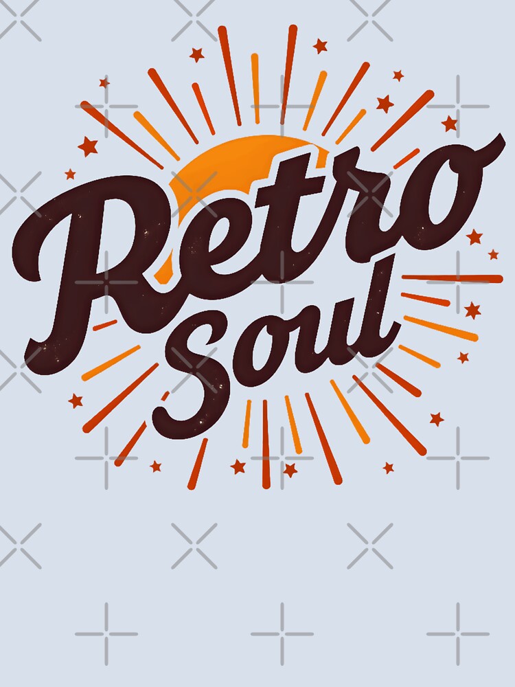 Retro Soul Vintage Sunset Design by Everywhere Prints