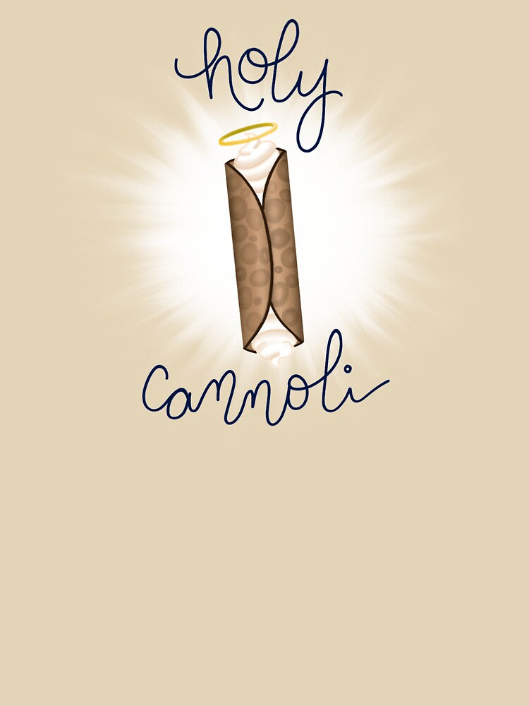 Punny Art, Holy Cannoli, Cannoli Pun by StephGordoArt