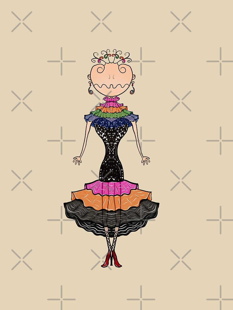 cartoon dancing girl cartoon by 236Reel