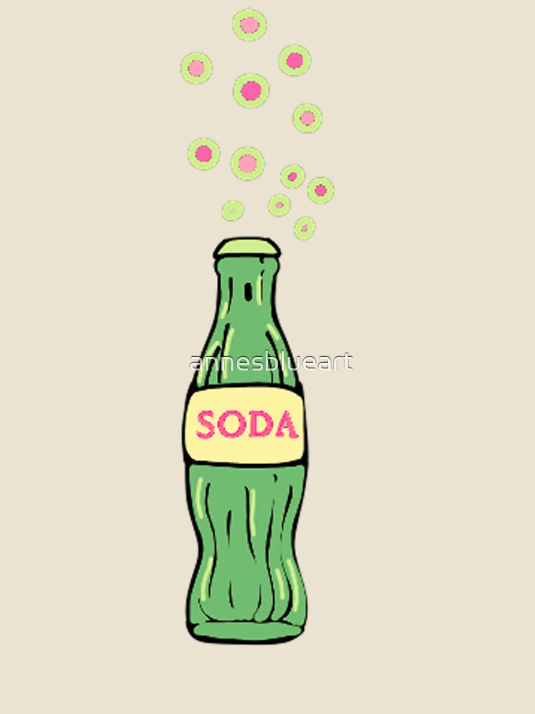 soda bottle by annesblueart