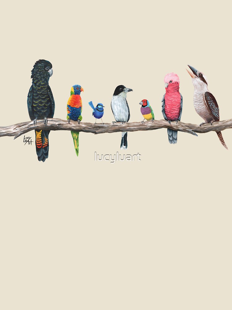 Australian Birds by lucyluart