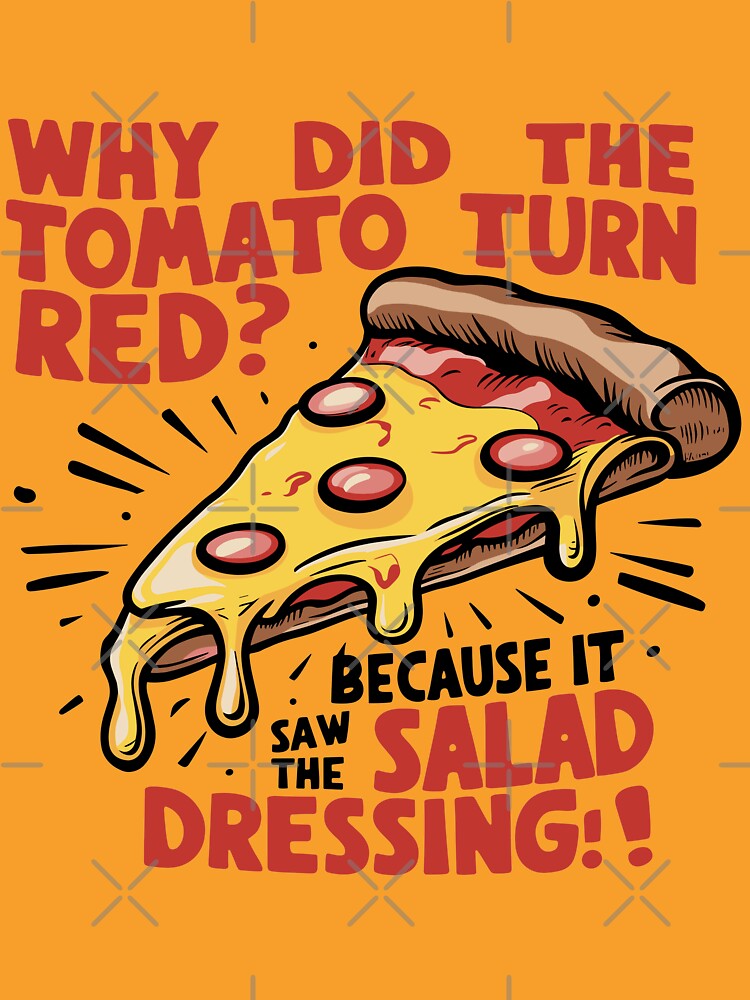 Cheesy Dad Jokes Slice of Pizza by DreamVibeShirt