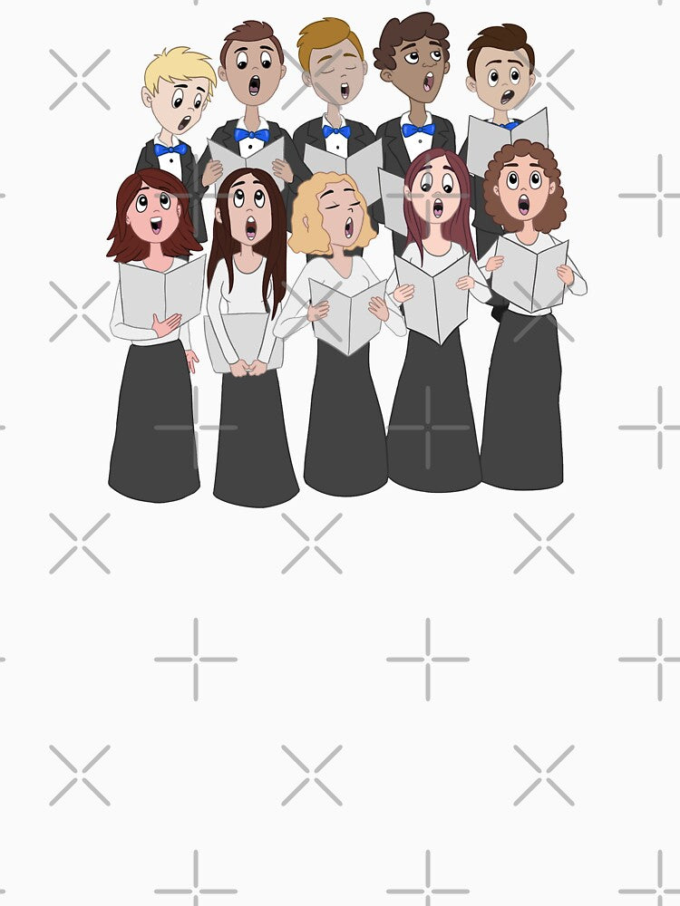 Unisex Choir by Drawingvild