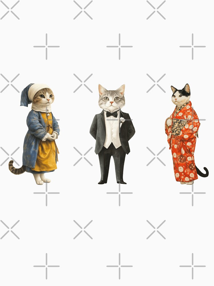 Funny cat wearing uniforms- sarcastic dark humor by cocomelon168