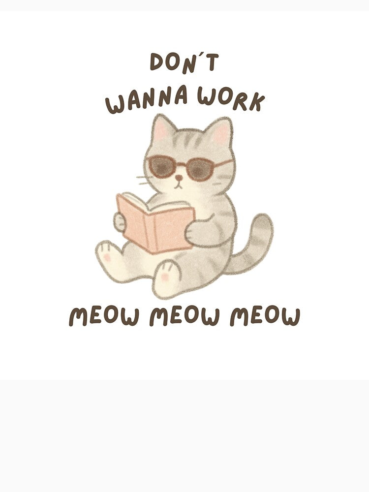 Don't wanna work cat by L-Liebermann
