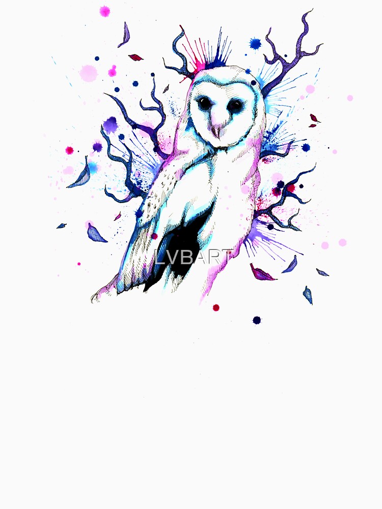 Cotton Candy Owl by LVBART