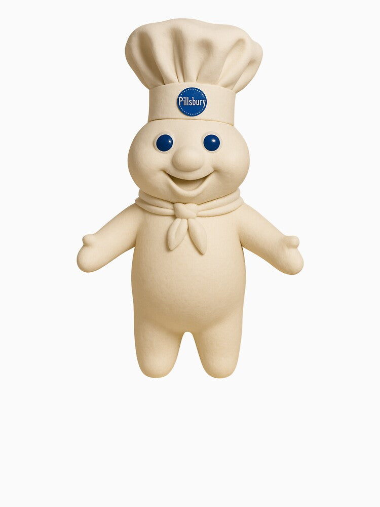 Doughlicious Gains | Funny Mascot Baking Fitness Pun by GeniePixel