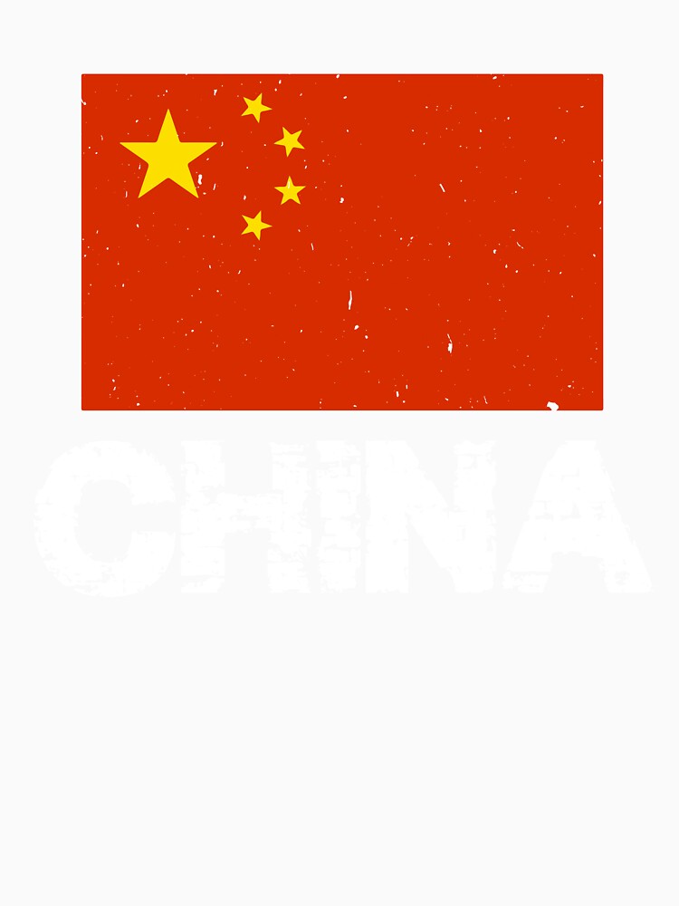 China Flag T-Shirt for Men and Women by AllStarMerch