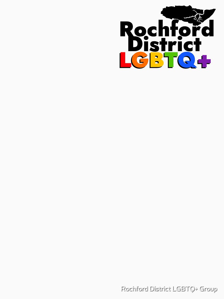Rochford District LGBTQ+ Group Logo - Rainbow Flag by Rochford District LGBTQ+ Group