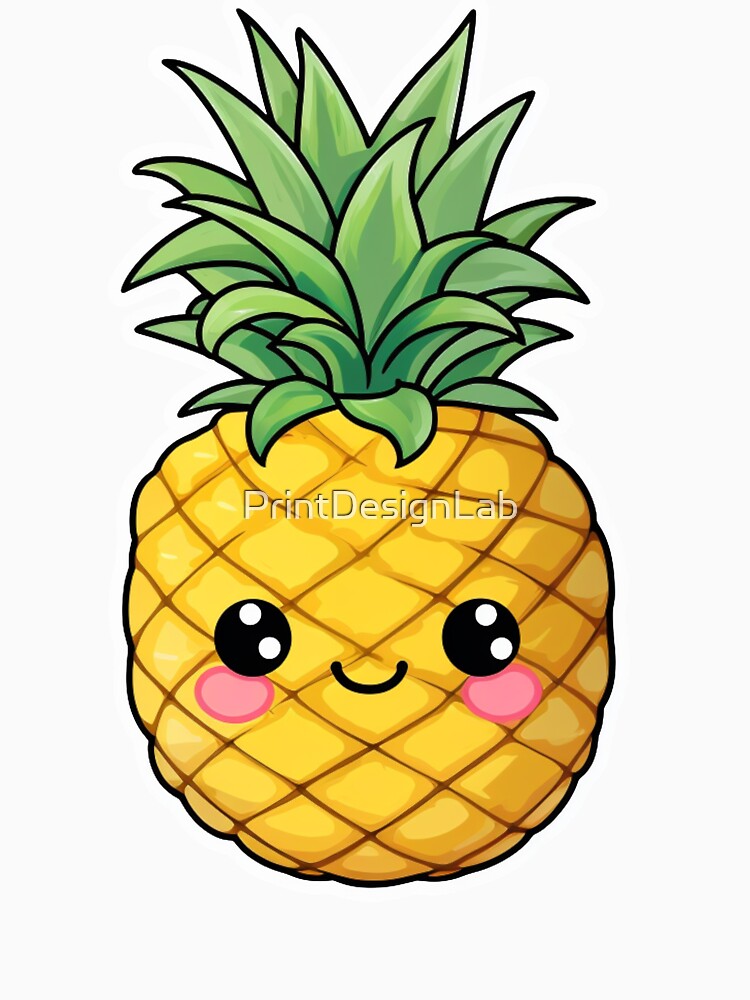 Cute simple Pineapple by PrintDesignLab