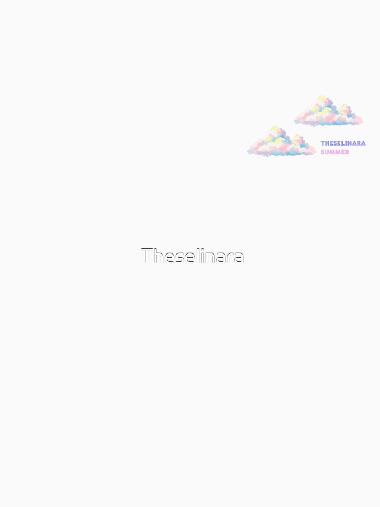 Pastel Aesthetic Colorful Summer Clouds Illustration by Theselinara