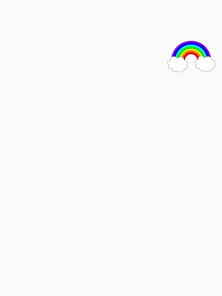 Rainbow Pocket Patch T-Shirt for Men and Women by AllStarMerch