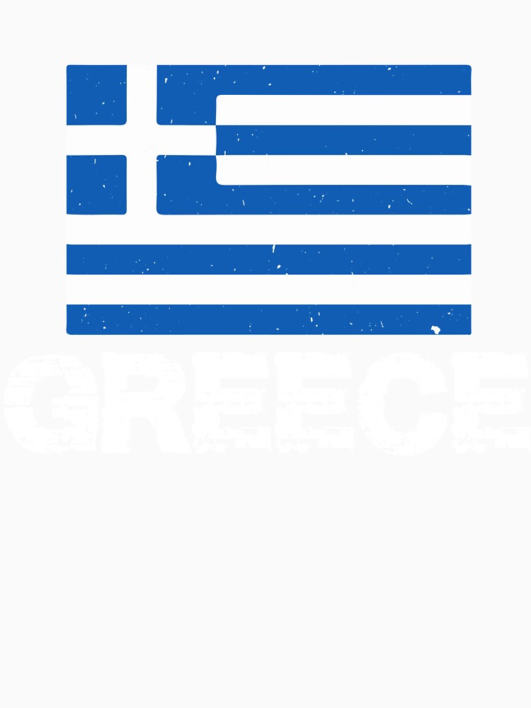 Greece Flag T-Shirt for Men and Women by AllStarMerch