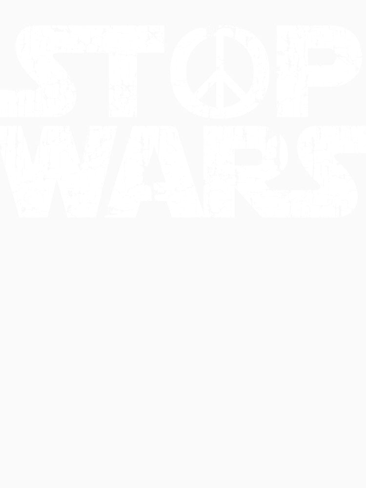 Stop Wars No War Peace Sign Design by roarr