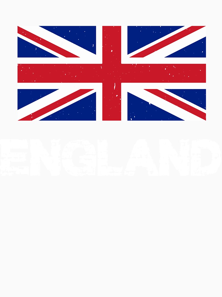 England Flag T-Shirt for Men and Women by AllStarMerch