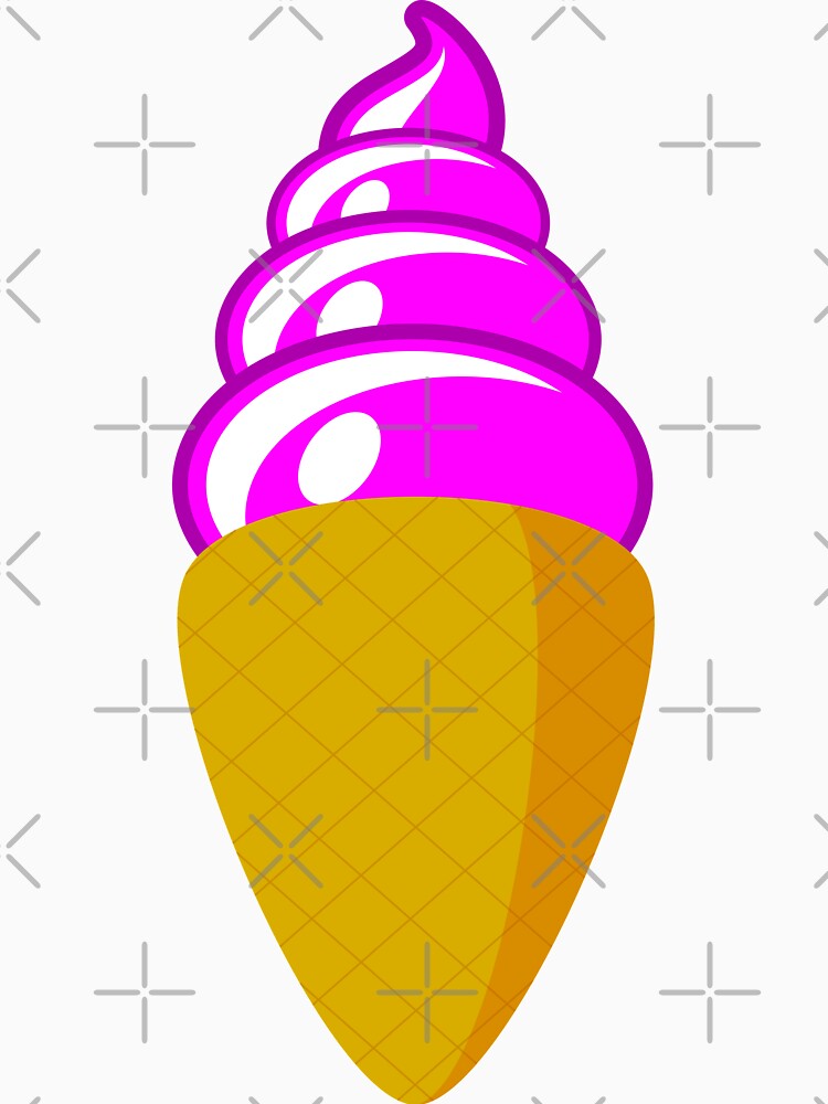 Pink Soft Ice Cream by TShirtDoctor