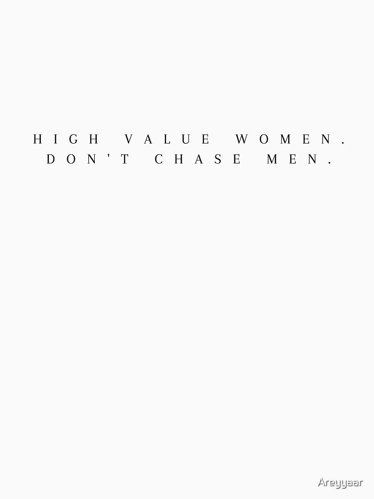 High Value Women Tshirt by Areyyaar