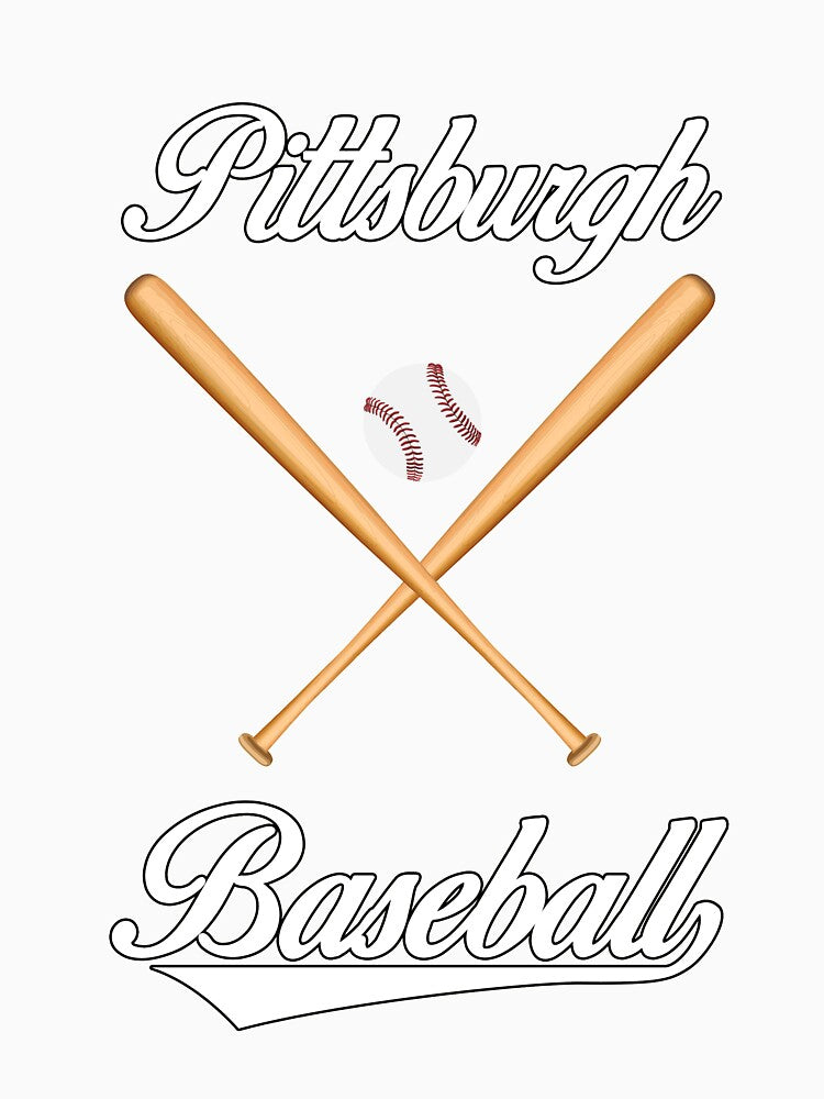 Pittsburgh Baseball T-Shirt for Men and Women by AllStarMerch