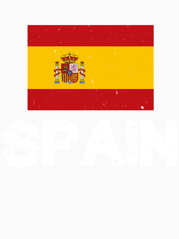 Spain Flag T-Shirt for Men and Women by AllStarMerch