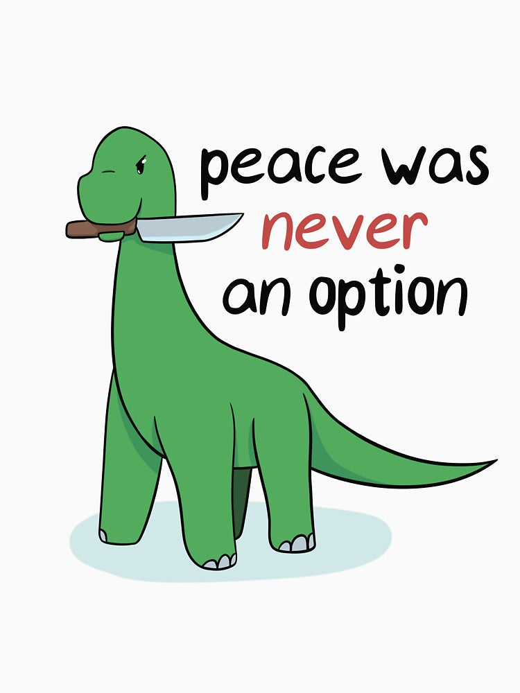Brontosaurus Peace was never an option by flyre-flinnigan