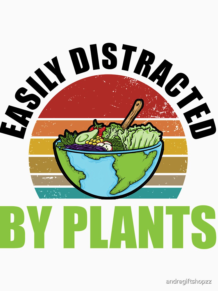 Easily Distracted By Plants Gardener Gift Gardening Garden S SK by andregiftshopzz