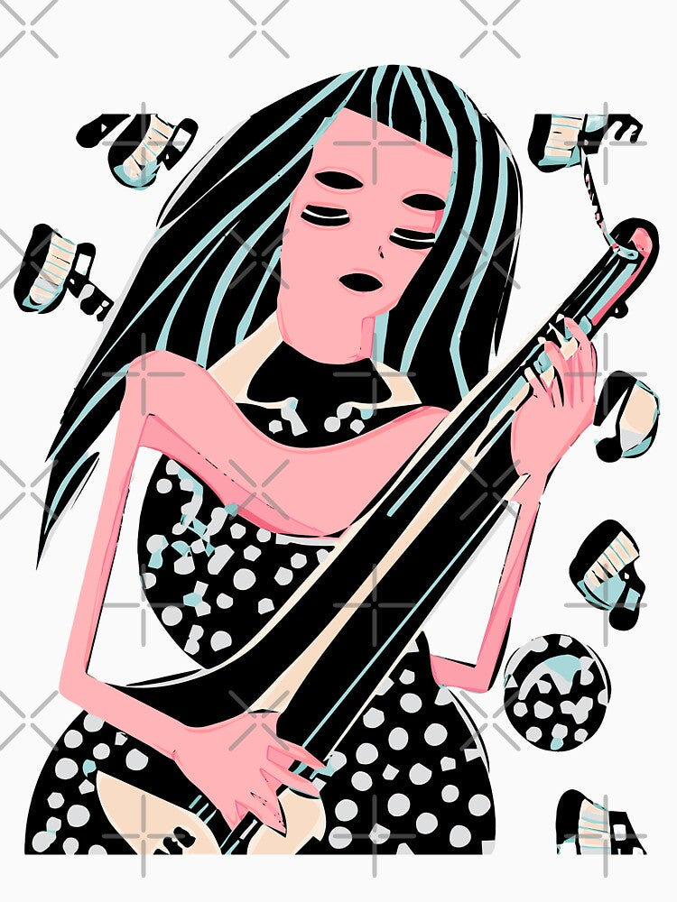 "The Passionate Woman with the Guitar" by FunnyShopGirl