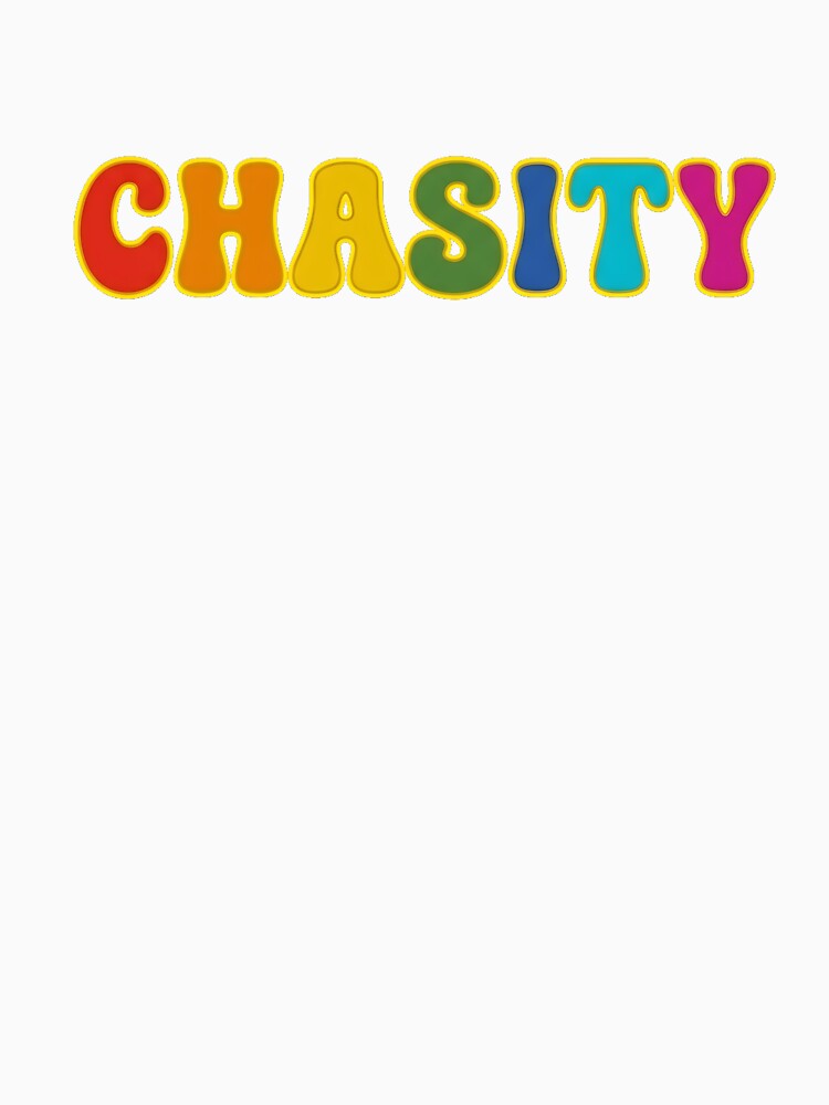 ❤️ Chasity Personalized Name Wavy Retro Shirt, Coffee Mug, Sticker Gift by HelixPedia