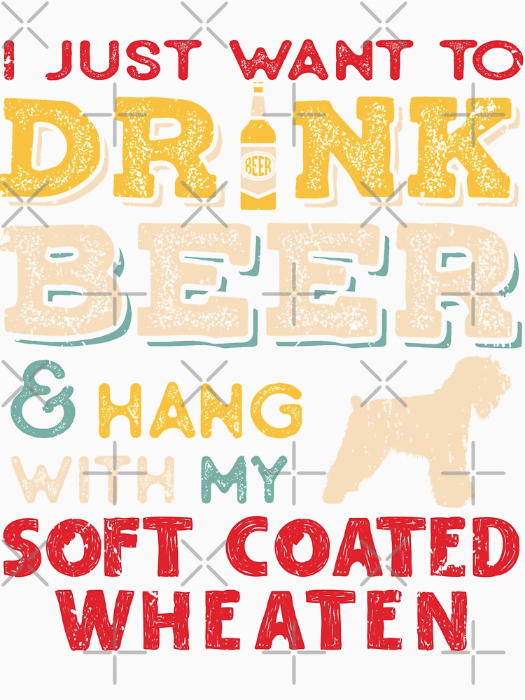Soft Coated Wheaten Dog Dad Beer Lover by rafaeltto