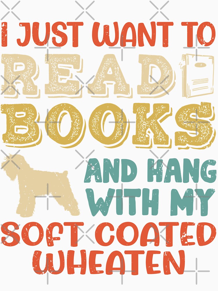 Soft Coated Wheaten Dog Dad Mom And Book Lover by rafaeltto