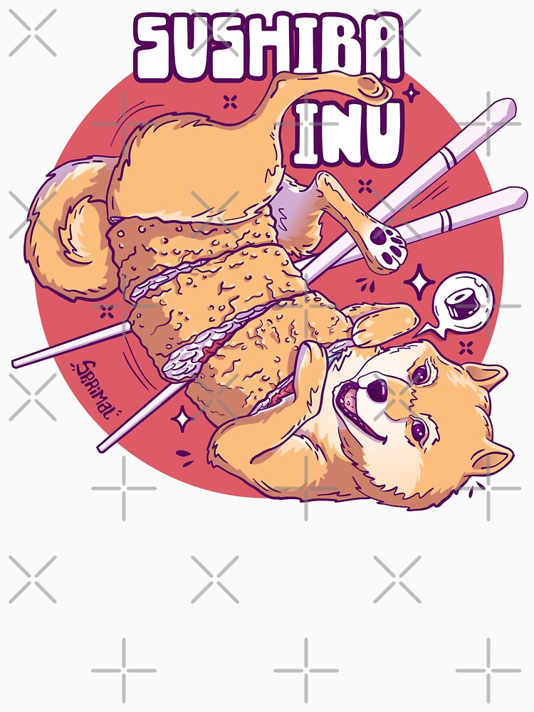 Shiba inu sushi pun Sushiba inu by SPIRIMAL