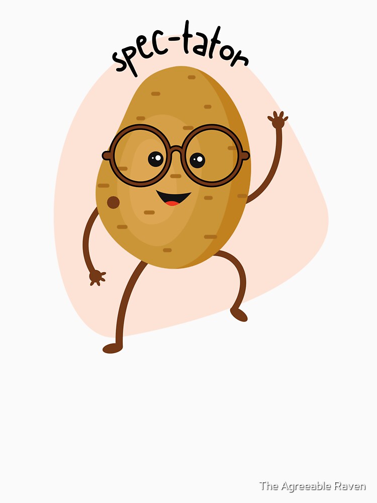Spec tator - Food pun by The Agreeable Raven