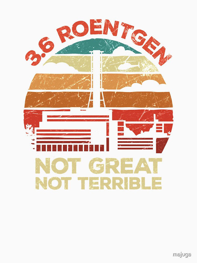 3.6 Roentgen Not Great, Not Terrible Chernobyl Retro Sunset by majuga