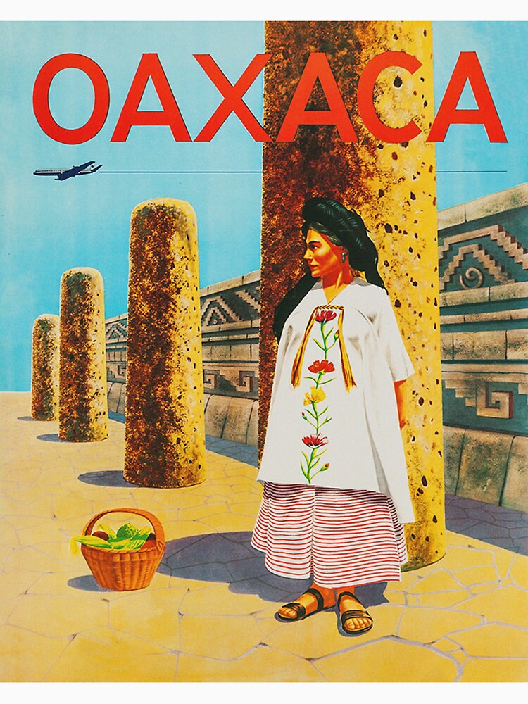 Oaxaca, Mexico Vintage Travel Poster by vintagevivian