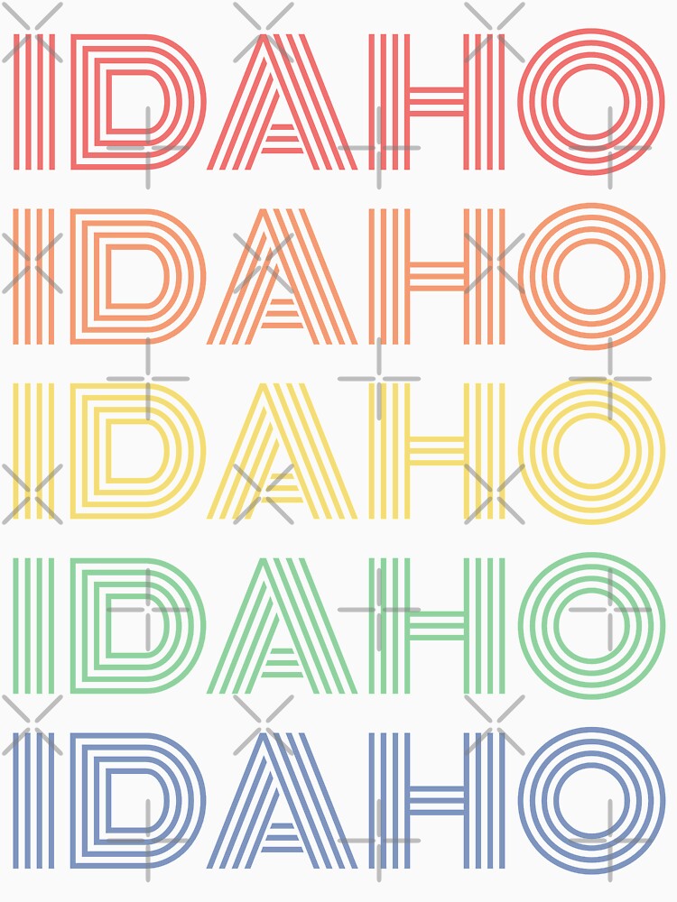 Idaho Retro Vintage Classic Fan Gift by LadySaltwater